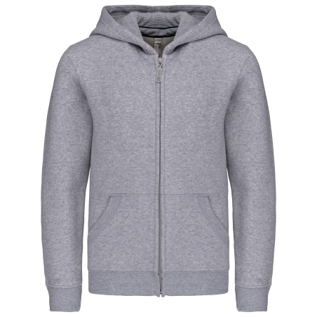 Sweat-shirt capuche zippé enfant