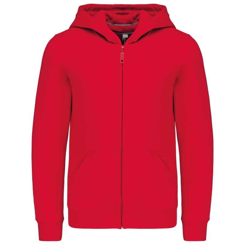 Sweat-shirt capuche zippé enfant