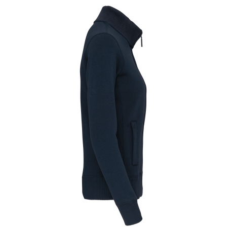 Veste molleton zippée femme