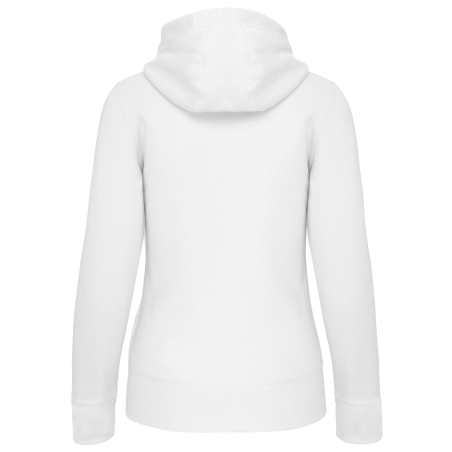 Sweat-shirt zippé capuche femme