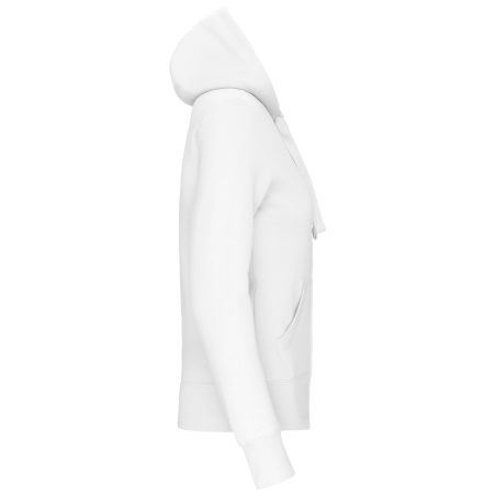 Sweat-shirt zippé capuche femme