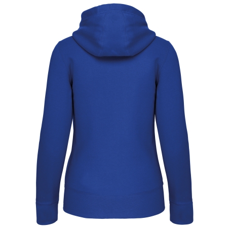 Sweat-shirt zippé capuche femme