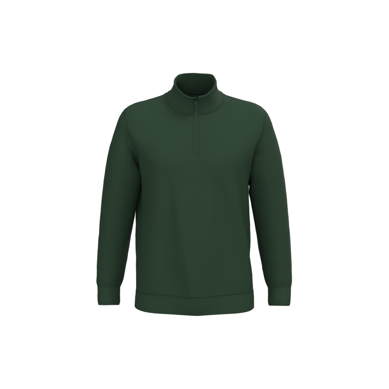 Sweat-shirt col zippé homme