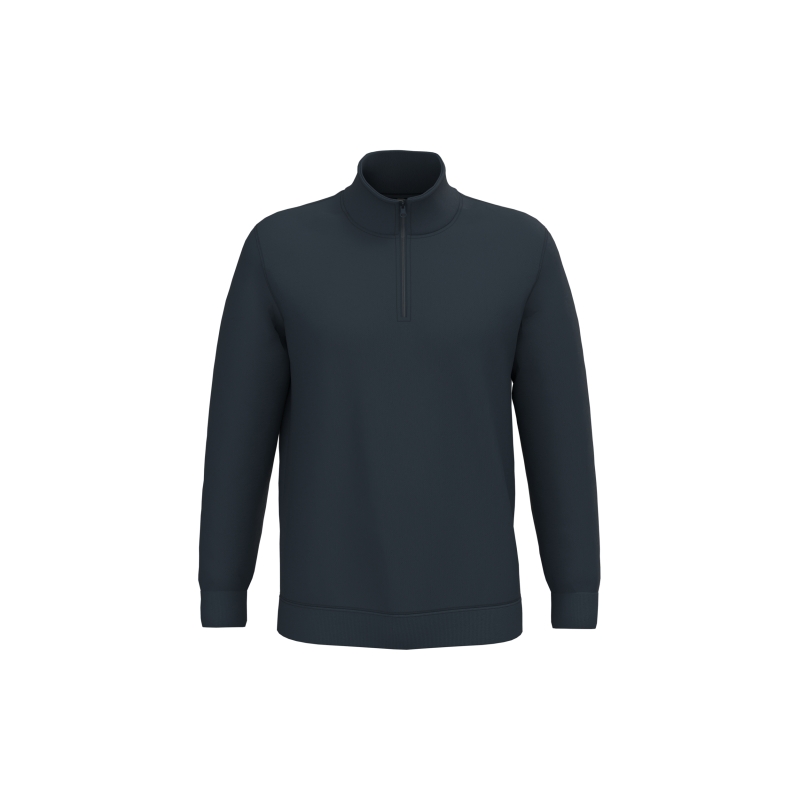 Sweat-shirt col zippé homme