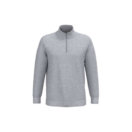 Sweat-shirt col zippé homme