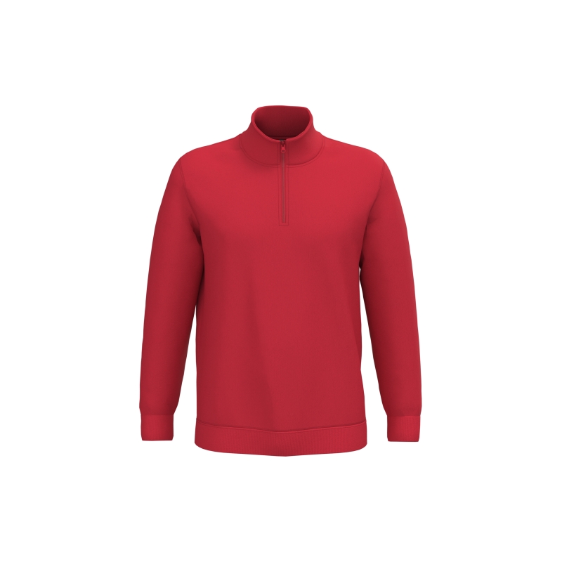 Sweat-shirt col zippé homme