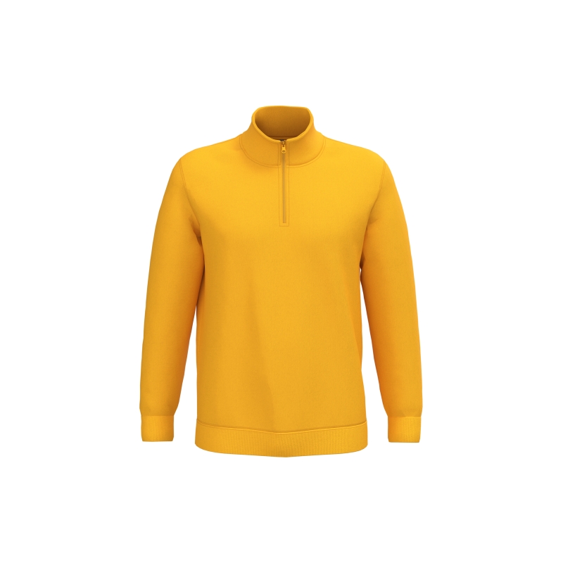 Sweat-shirt col zippé homme