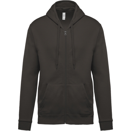 Sweat-shirt zippé capuche unisexe