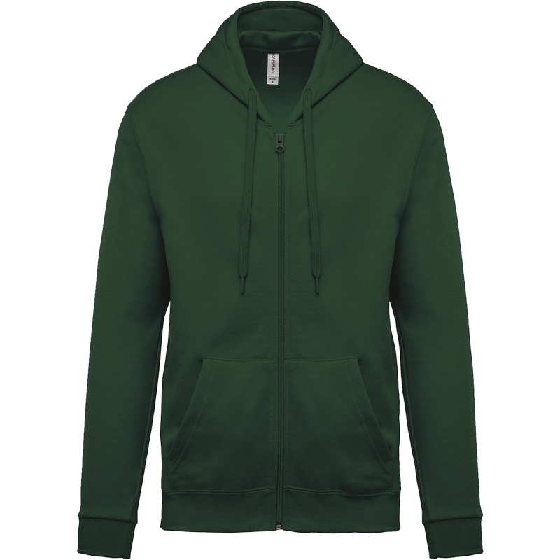 Sweat-shirt zippé capuche unisexe