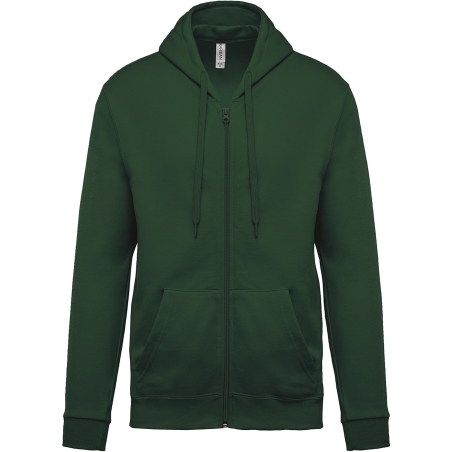 Sweat-shirt zippé capuche unisexe