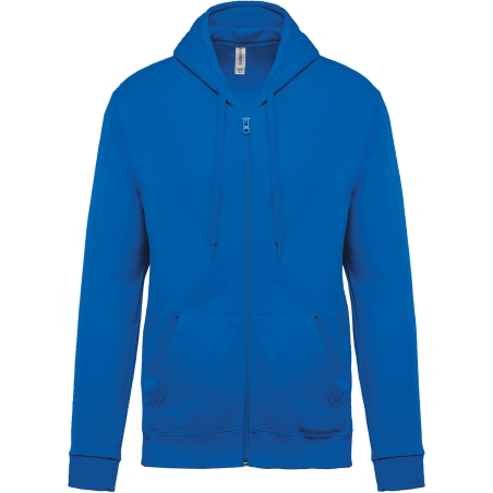 Sweat-shirt zippé capuche unisexe