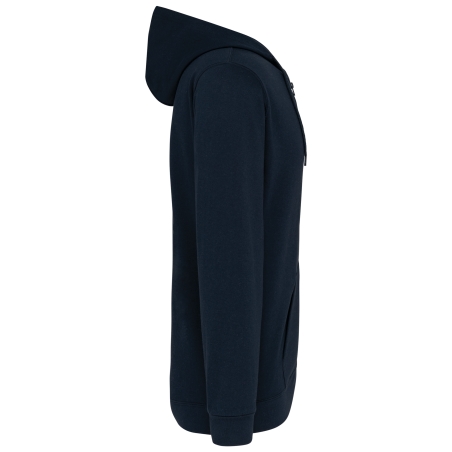 Sweat-shirt zippé capuche unisexe