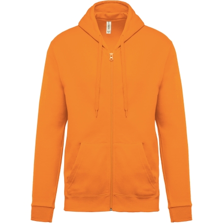 Sweat-shirt zippé capuche unisexe