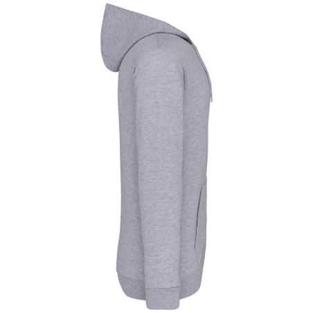 Sweat-shirt zippé capuche unisexe