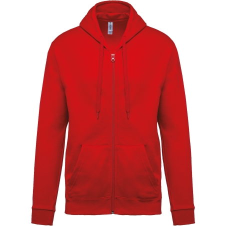 Sweat-shirt zippé capuche unisexe