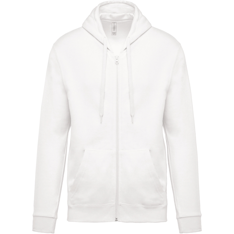 Sweat-shirt zippé capuche unisexe