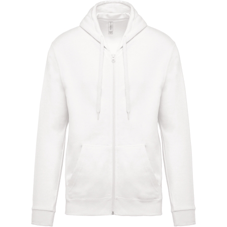 Sweat-shirt zippé capuche unisexe