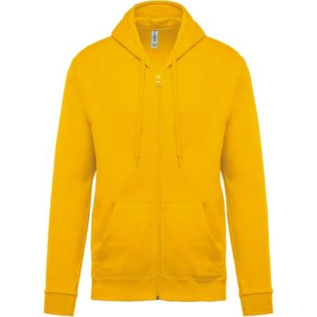 Sweat-shirt zippé capuche unisexe
