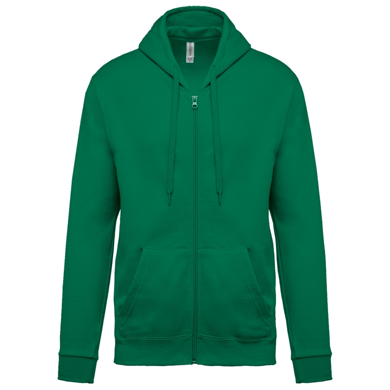 Sweat-shirt zippé capuche unisexe