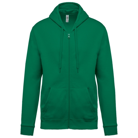 Sweat-shirt zippé capuche unisexe