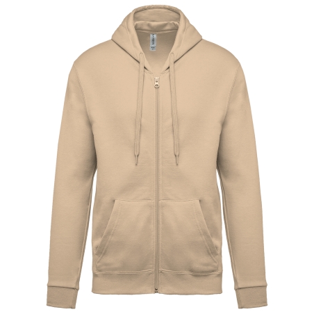 Sweat-shirt zippé capuche unisexe