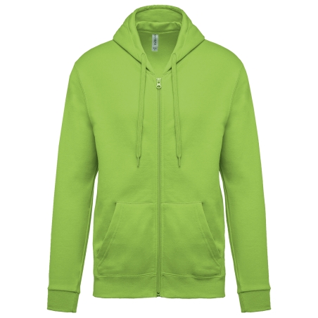 Sweat-shirt zippé capuche unisexe