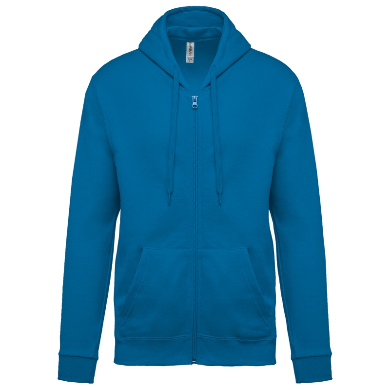 Sweat-shirt zippé capuche unisexe