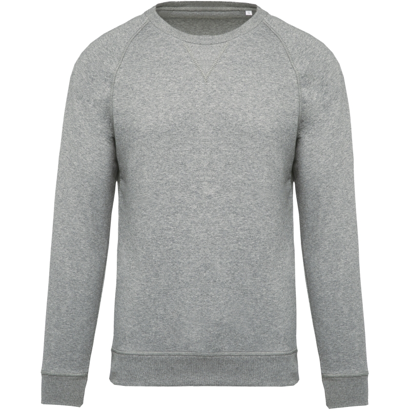 Sweat-shirt Bio col rond manches raglan homme