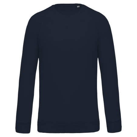 Sweat-shirt Bio col rond manches raglan homme