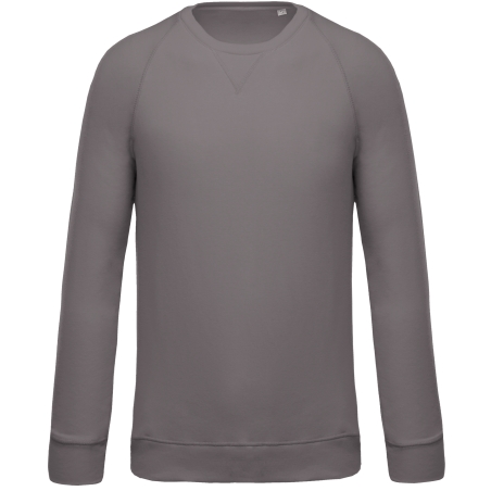 Sweat-shirt Bio col rond manches raglan homme