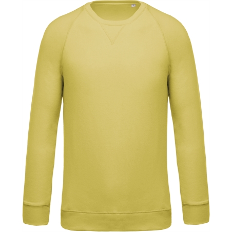 Sweat-shirt Bio col rond manches raglan homme