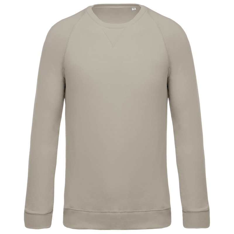 Sweat-shirt Bio col rond manches raglan homme