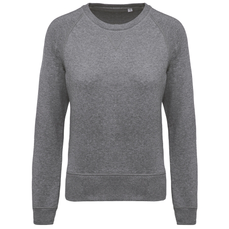 Sweat-shirt Bio col rond manches raglan femme