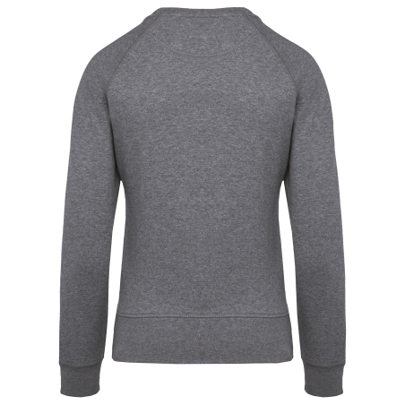 Sweat-shirt Bio col rond manches raglan femme