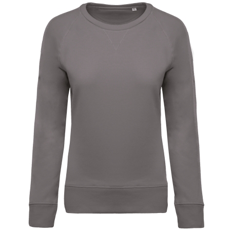 Sweat-shirt Bio col rond manches raglan femme