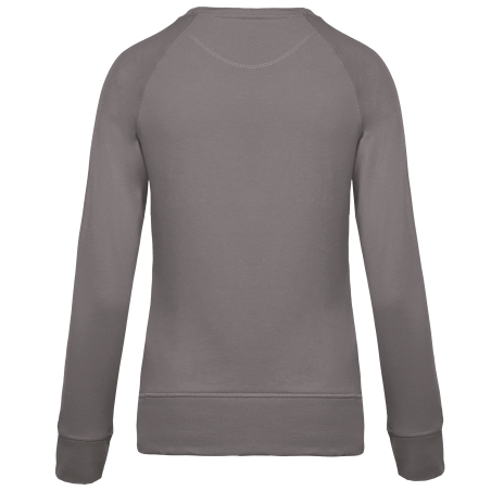 Sweat-shirt Bio col rond manches raglan femme