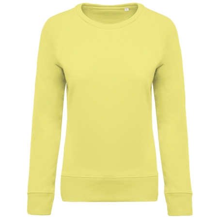 Sweat-shirt Bio col rond manches raglan femme