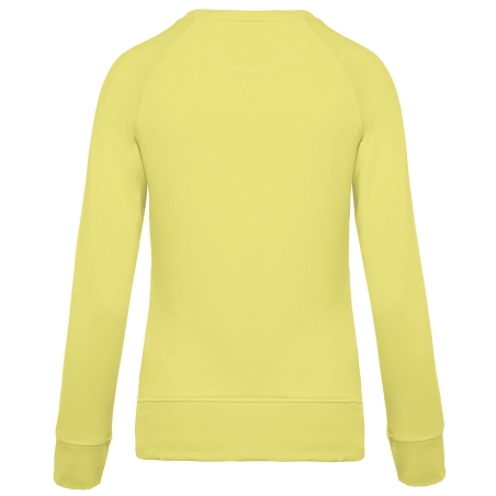 Sweat-shirt Bio col rond manches raglan femme