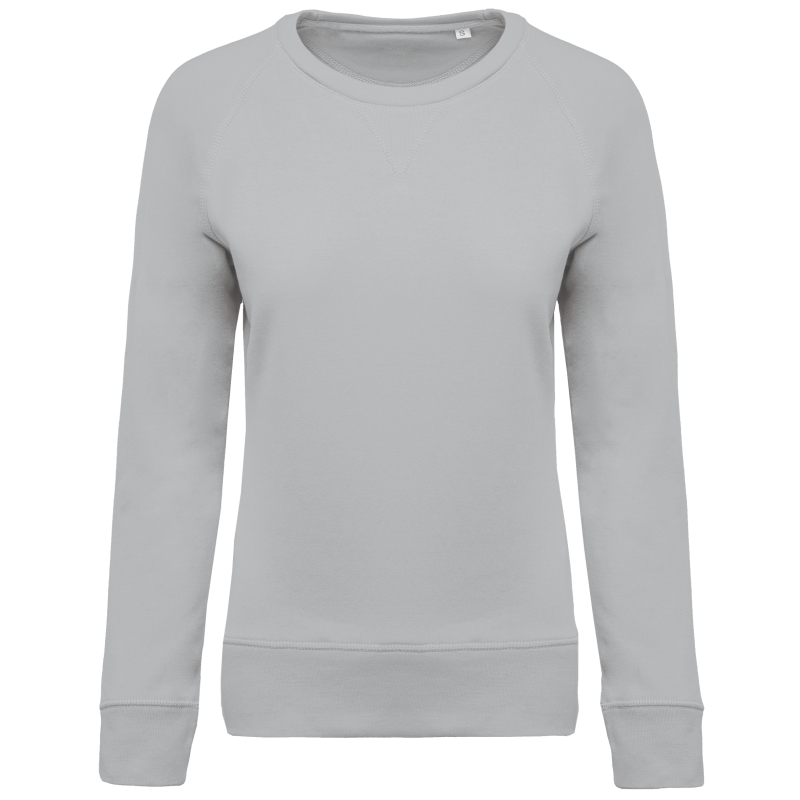 Sweat-shirt Bio col rond manches raglan femme