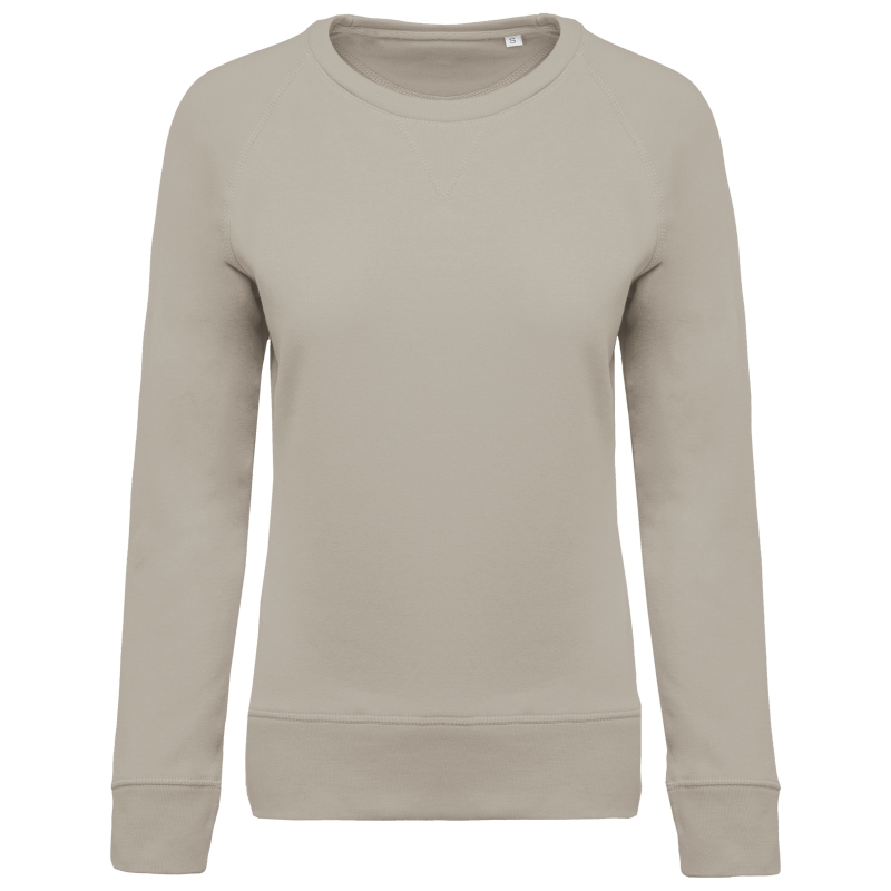 Sweat-shirt Bio col rond manches raglan femme