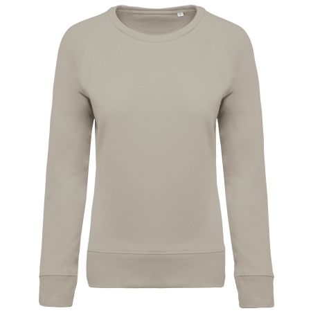 Sweat-shirt Bio col rond manches raglan femme