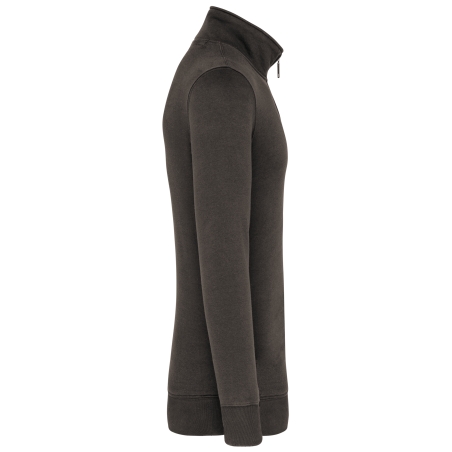 Sweat-shirt col zippé homme