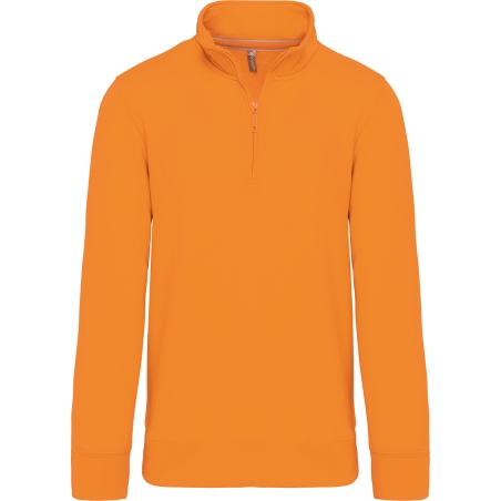 Sweat-shirt col zippé homme
