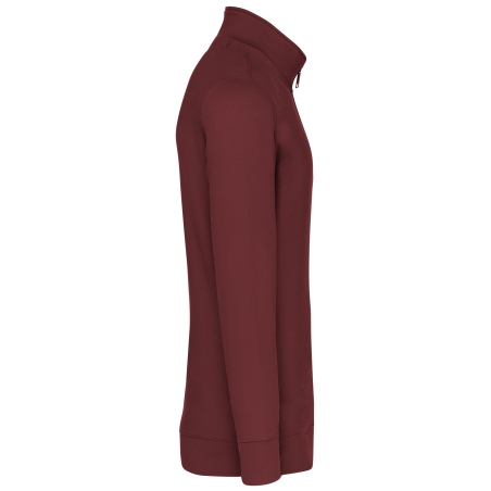 Sweat-shirt col zippé homme