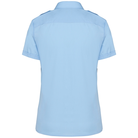 Chemise pilote manches courtes femme