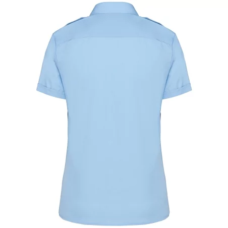 Chemise pilote manches courtes femme
