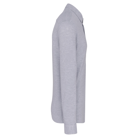 Chemise maille piquée manches longues
