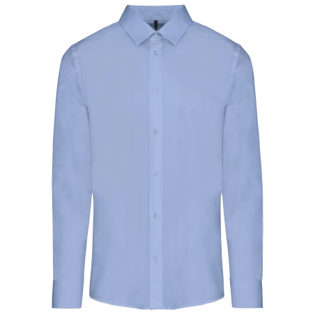 Chemise popeline manches longues homme