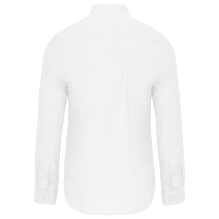 Chemise col mao manches longues