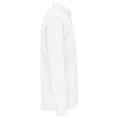 Chemise col mao manches longues